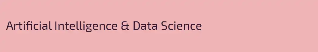 Artificial Intelligence & Data Science
